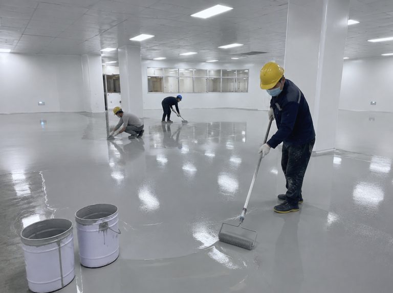 海珠区环氧自流平地坪漆工程
